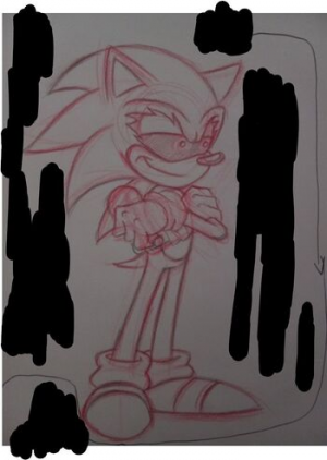 I found this unused sonic.exe phase 2 down pose