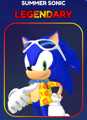 Create a Sonic Speed Simulator Skins (Updates every Weekend!) Tier
