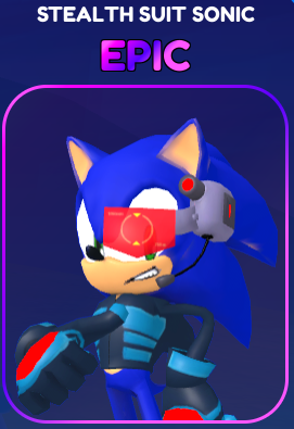 Create a Sonic Speed Simulator Skins (Updates every Weekend!) Tier