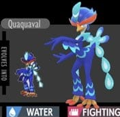 Pokemon Leaked: Quaquaval pokedex entry (water/fighting) : r/PokeLeaks