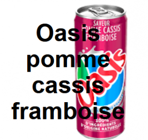 Oasis Pomme Cassis Framboise en bouteille 50cl - My Candy Factory