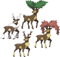 Sawsbuck — Fully evolved grass types option 43
