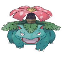 Venusaur — Fully evolved grass types option 59