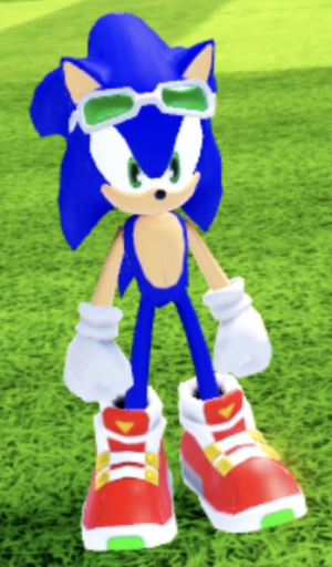 Sonic Speed Simulator Main Render in my style by blue007prime on