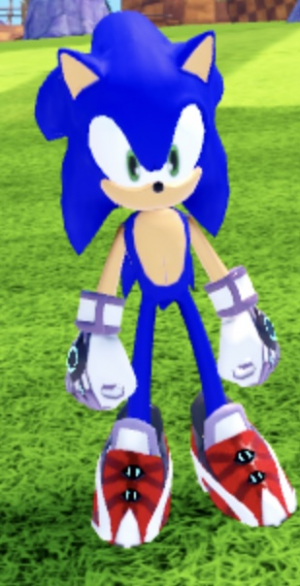 Sonic Speed Simulator Main Render in my style by blue007prime on