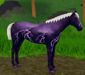 Wild horse island Roblox Friesian horse in 2023