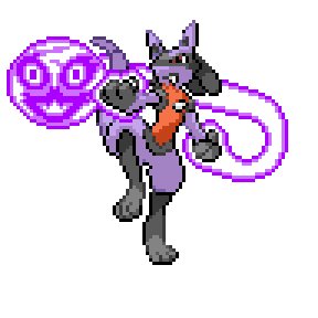 I made a Lucario and Chandelure fusion to look like an official pokemon. Pixel  art and original idea by u/ptitlouislouis (OC) : r/Pokemonart