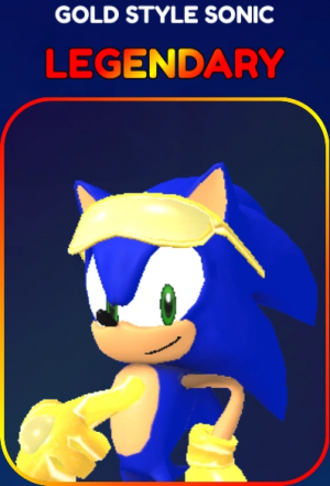 Gold Style Shadow, Sonic Speed Simulator Wiki