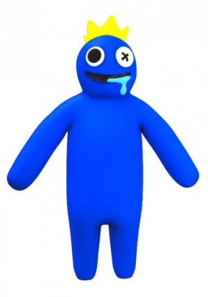 Blue from Roblox rainbow friends, Minecraft Skin