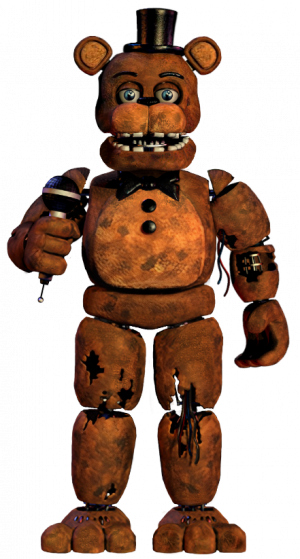 Withered Freddy V2 Full body [SFM FNAF] by TRAWERT