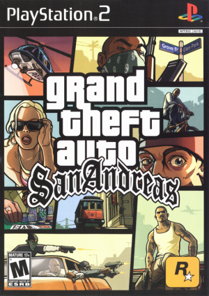 5758782 Grand Theft Auto San Andreas Playstation 2 Front Cover — Mis Juegos favoritos option 17