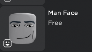 gem passes man face black - Roblox