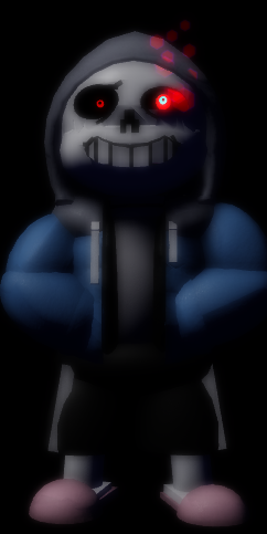 you beated 3d hyper dust sans! - Roblox