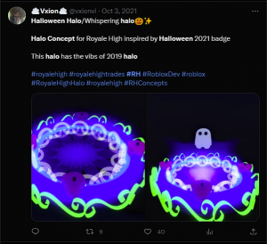 Halloween Halo 2021 concept : r/RoyaleHigh_Roblox