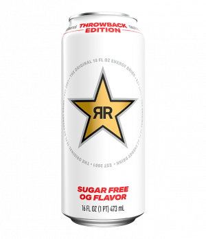 Rockstar Energy Drink, Throwback Edition: O.G. Sugar Free, 16 Fl