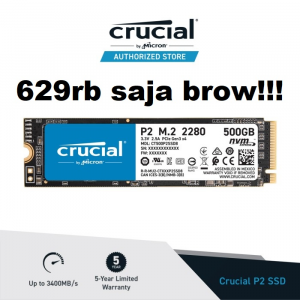 SSD M.2 2280 Crucial 500 GB P2 PCIe NVMe - Reset Store