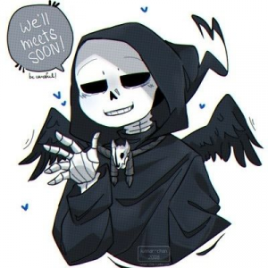 Reaper Sans' Mortal form. Reaper sans, Character art, Undertale HD