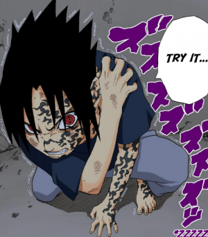179 Rooftop Sasuke Cm1 — All Naruto Manga Powerscaling 640+ option 118