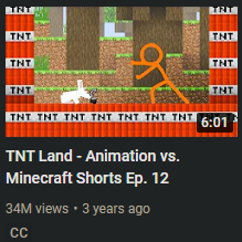 TNT Land - Animation vs. Minecraft Shorts Ep. 12 