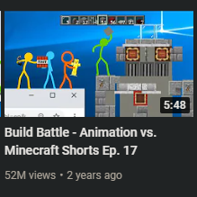 Build Battle - Animation vs. Minecraft Shorts Ep. 17 in 2023