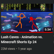 Lush Caves - Animation vs. Minecraft Shorts Ep 24 