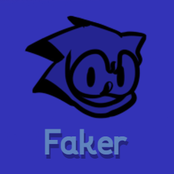 Faker Exe Movie Sonic Sticker - Faker EXE Movie sonic Sonic the