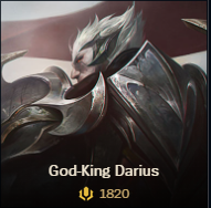 Darius Tier List Skin! 