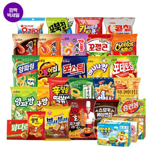 Create a 과자 티어 정하기 (Korean snack) Tier List - TierMaker