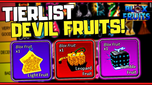 Create a Top Best Devil Fruits in Roblox Blox Fruit Tier List