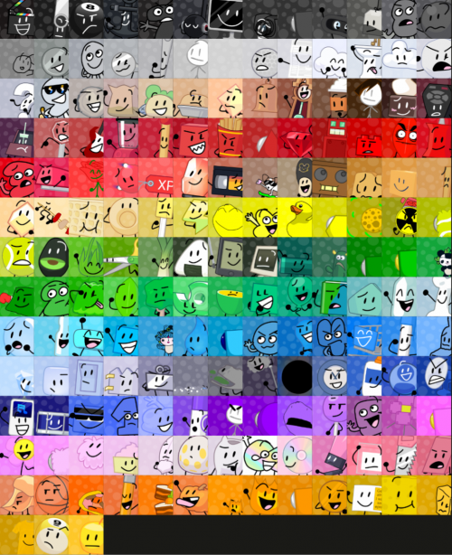 Create a BFDI Characters Tier List - TierMaker