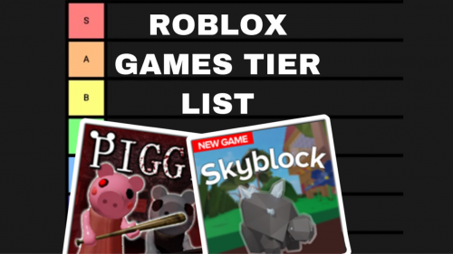 Roblox Games Tier List Templates Tiermaker - roblox jojo ugc items