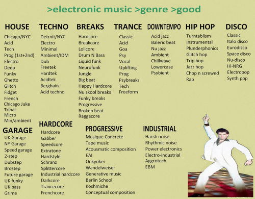 Create A 100 EDM Subgenres Tier List TierMaker