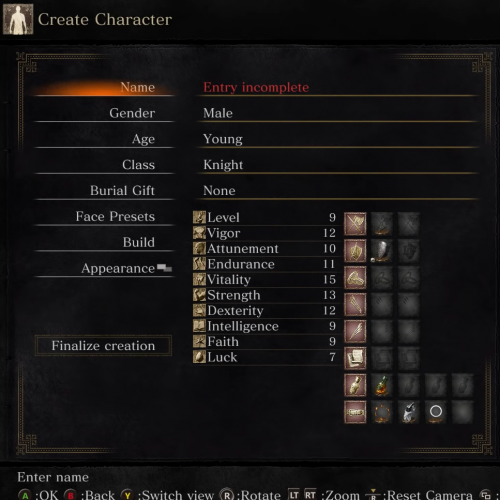 Create a Dark Souls 3 Starting Classes & Burial Gifts Tier List TierMaker