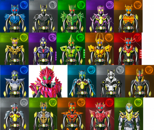 Kamen Rider Zero-One - Concept Art Forms Tier List (Community Rankings ...