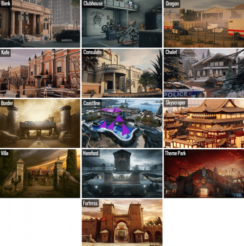 Create a Siege Ranked Maps Tier List - TierMaker