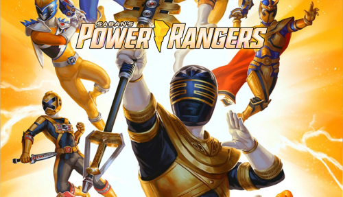 power rangers red and gold