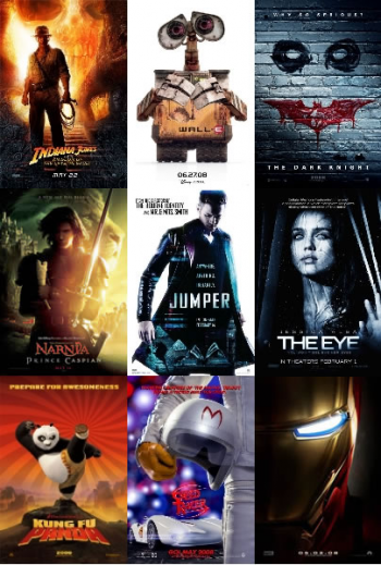 Hollywood Movies Of 2008 List