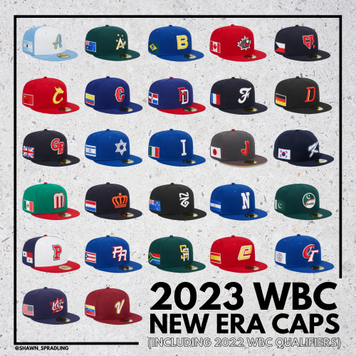 Create a 2023 World Baseball Classic Hats Tier List - TierMaker