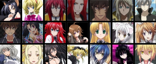 Create a Highschool DxD Characters Tier List - TierMaker