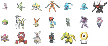 Create a Pokemons Lendarios e Mythicals Tier List - TierMaker