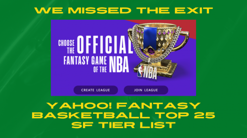 Create A '23-24 Fantasy Basketball SF Ranking Tier List - TierMaker