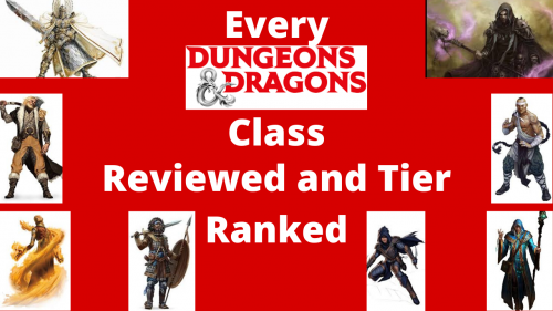 Create a Dungeons and Dragons 5e classes Tier List - TierMaker