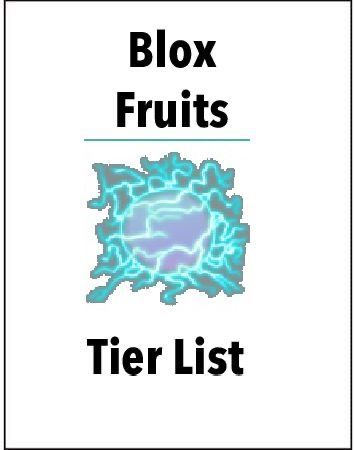 Create a devil fruits blox fruits Tier List - TierMaker