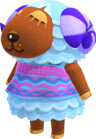 animal crossing sheep plush