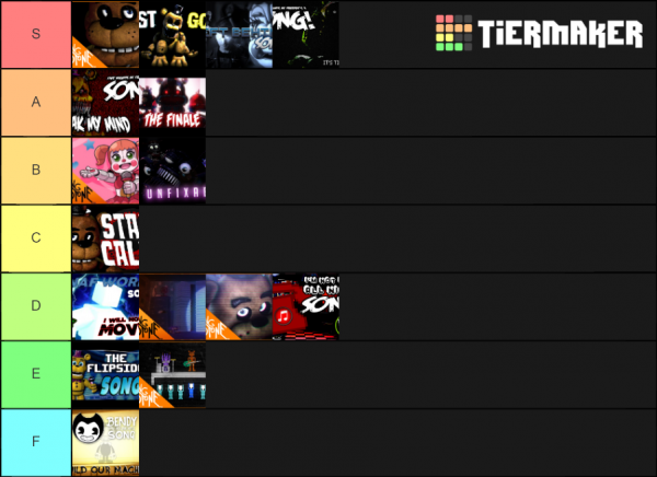 Fnaf tier list｜TikTok Search