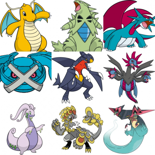 Minha tier list de acordo com minha experiência usando pokémon semi-pseudo- lendários e pseudo-lendários