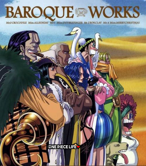 Create A One Piece Baroque Works Credits One Piece Life Fb Group Tier List Tiermaker