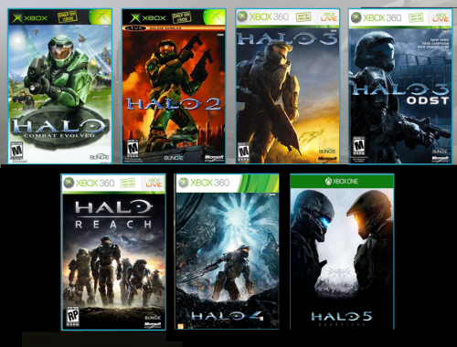 list of halo games in order