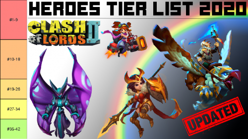 clash of lords 2 heroes tier list