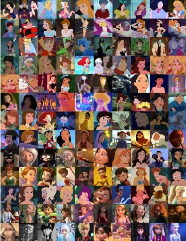 Create a Top Animated Female Characters (Disney, Dreamworks,etc) Tier